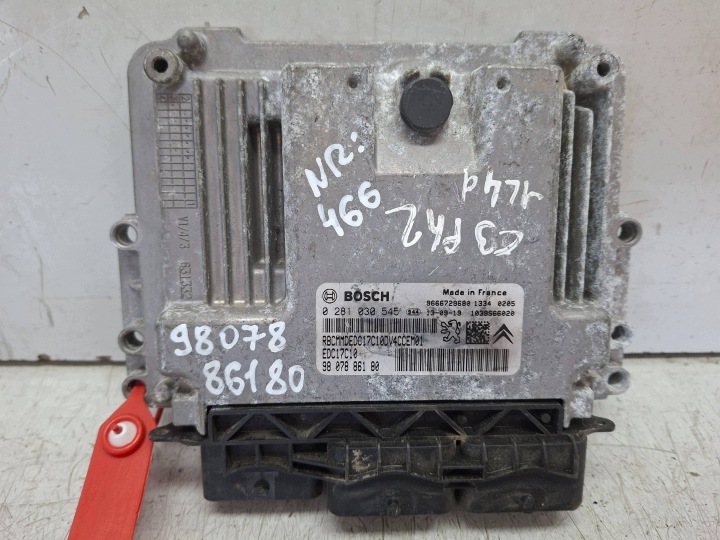 Computer 0281030545 9807886180 9666729680 CITROEN PEUGEOT 1.4 HDI