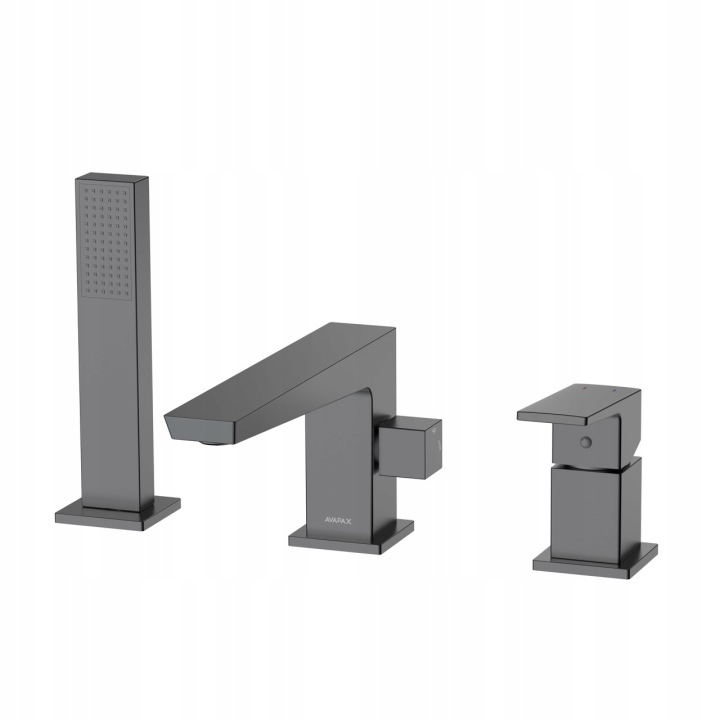 Vellano Vanová baterie Gun Metal Mat 3-otvorová Avapax ABVE231421