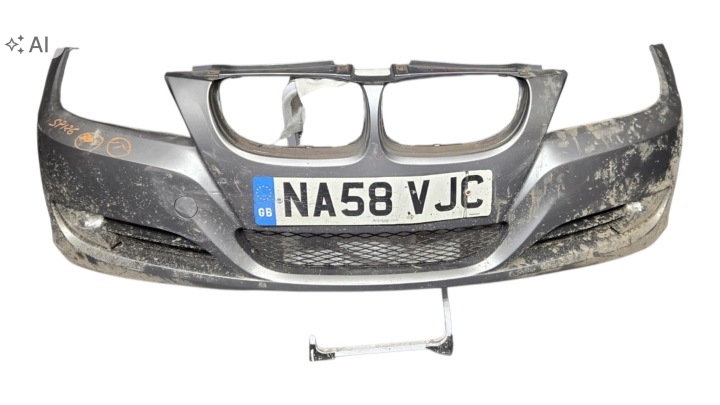 front bumper BMW e90 LIFT SPACEGRAU A52/7 original complete