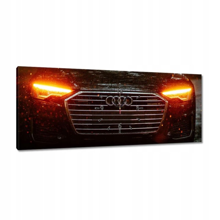 Hodiny 100x40 Audi Krásné auta
