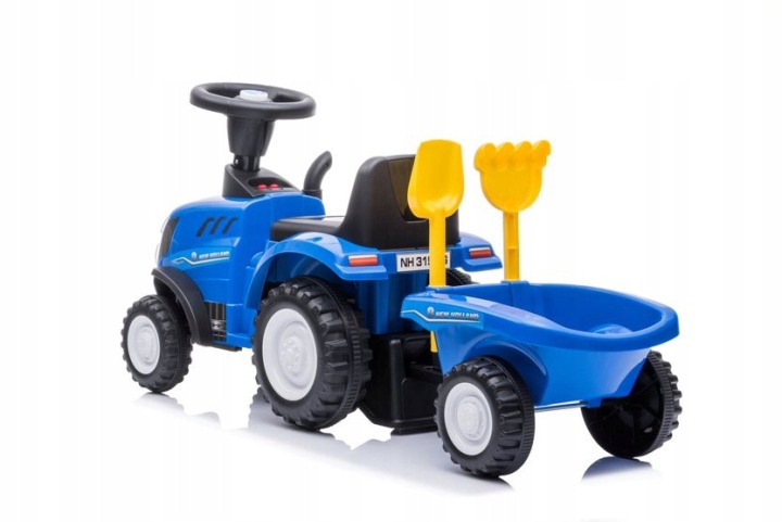 Каталка-толокар ходунки трактор NEW HOLLAND авто автомобіль великий дітей клаксон — фото 6