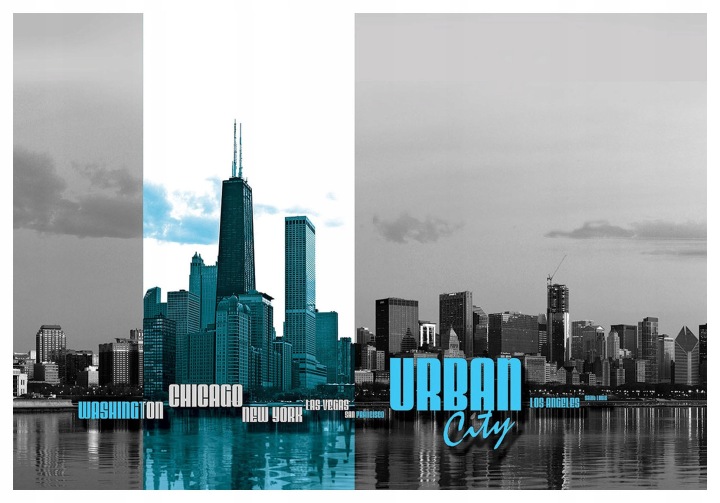 Fototapeta Mrakodrapy New York Chicago vinylová 254x184 lepidlo