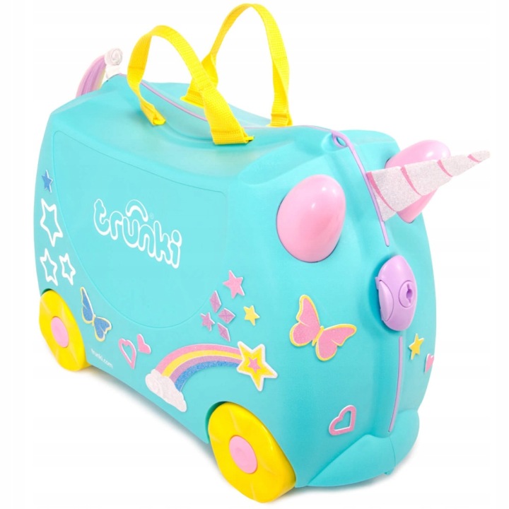 Trunki Валіза для Дітей Що їздить Валізка Каталка Єдиноріг Una — фото 6