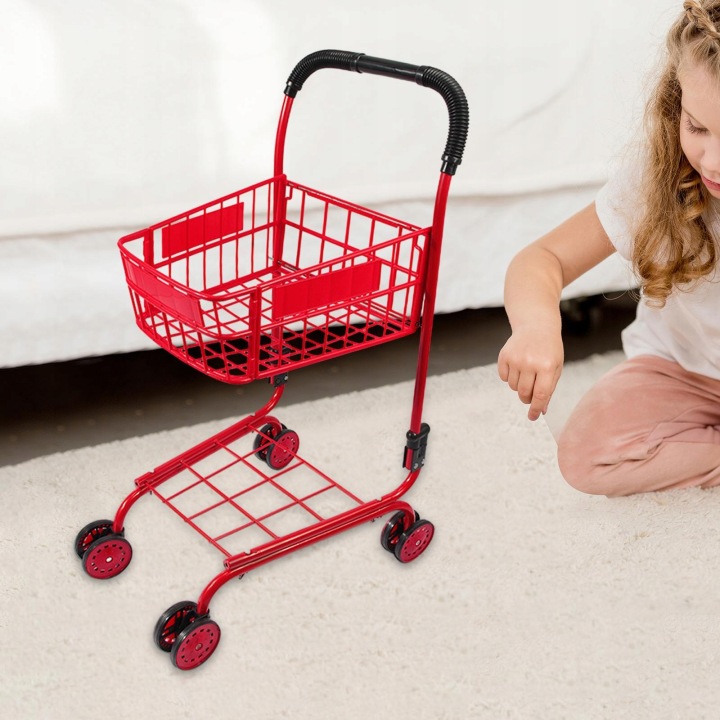 Міні візок для покупок Tiny Shopping Utility Cart для дітей Настільний Аксесуар — фото 2