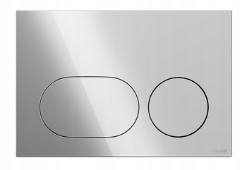Cersanit splachovací tlačítko Dueto chrom K97-0635