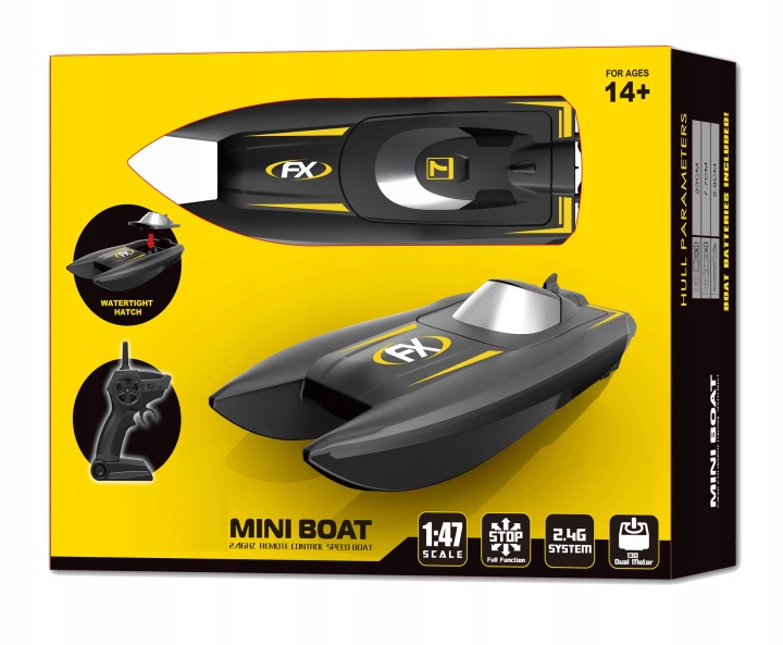 Моторний човен човен дистанційно керована SPEED BOAT 25 км/год на пульті керування 1:47 човник — фото 8