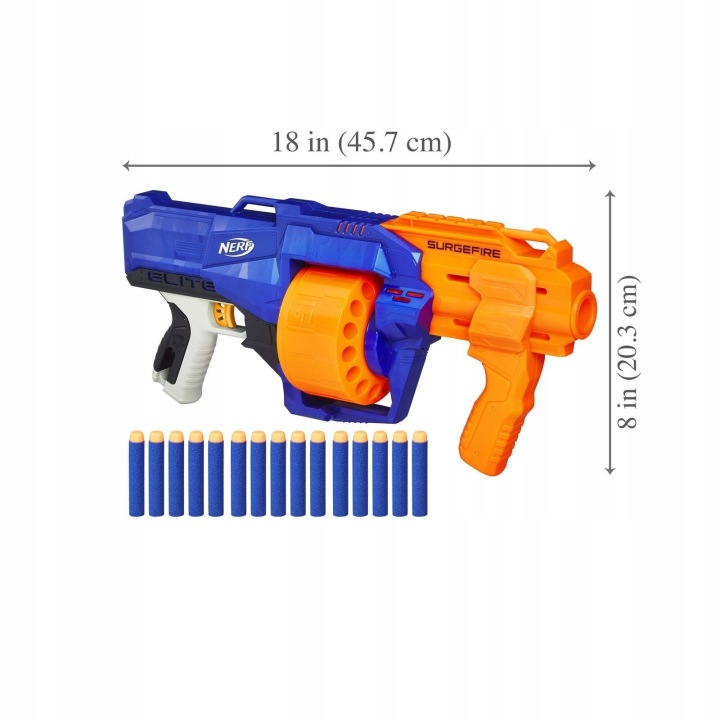 Nerf n-strike elite surgefire e0011 мегашвидкий — фото 4