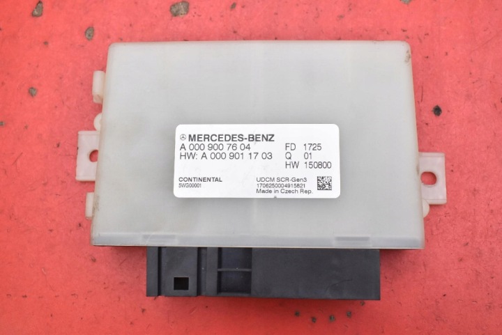 Unité de contrôle Module Gaz SCR A0009007604 MERCEDES E-KLASA W213 2.0 CDI 194 KM