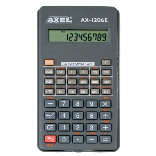 AXEL калькулятор офісний шкільний AX-1206A науковий — фото 5