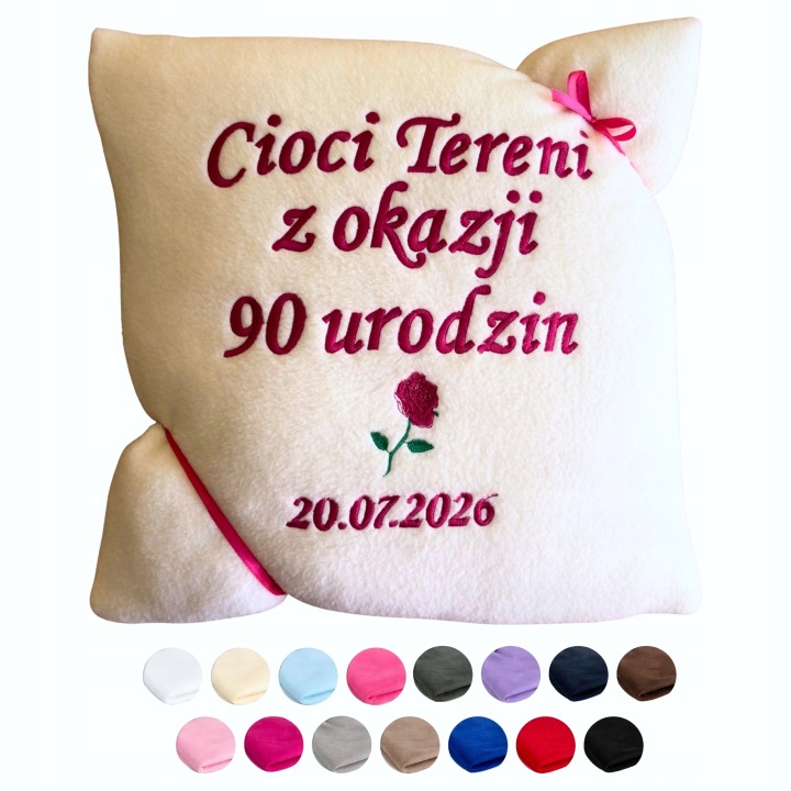 Dárek K 90. Narozeninám Pro Tetu Babičku, Dědečka, Ženu, Máme Roky, Polštář