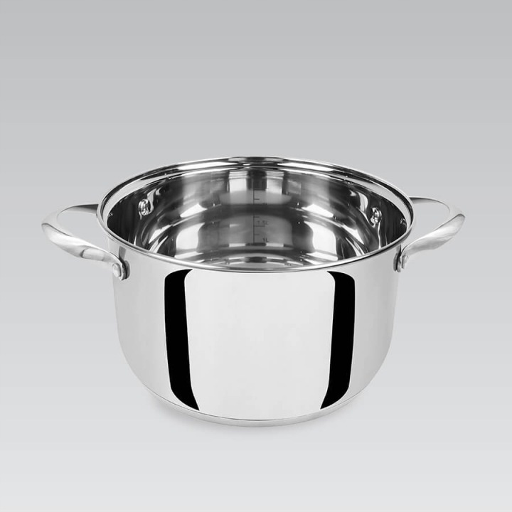 Ocelový Hrnec s indukční poklicí 20 cm 3,4 l Maestro MR-3519-20