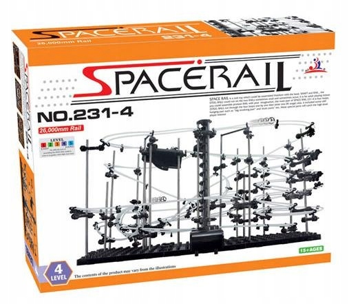 SpaceRail Трек Для Кульок - Level 4 (25 метрів) Кульковий Американські гірки
