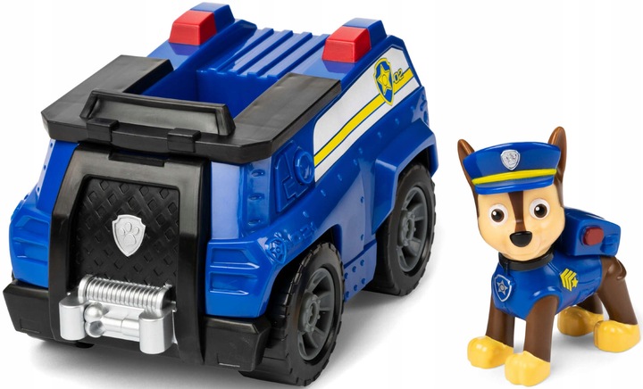 PSI PATROL ECO ZESTAW 2W1 FIGURKA PIESEK CHASE + RADIOWÓZ POLICYJNY POJAZD