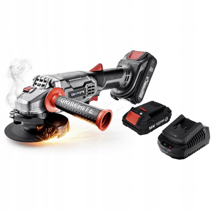 Graphite Úhlová Bruska Energy+ 18V 115MM 58G003 Sada Akumulátor 2AH
