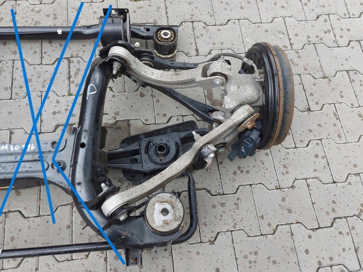 Skoda Enyaq 5LA iV60 Achsträger rechts heck