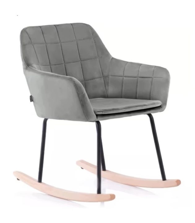 Křeslo Lehátko Houpačka Houpací Čalouněné Glamour Velurem Do Obývacího Pokoje Domu Relaxace