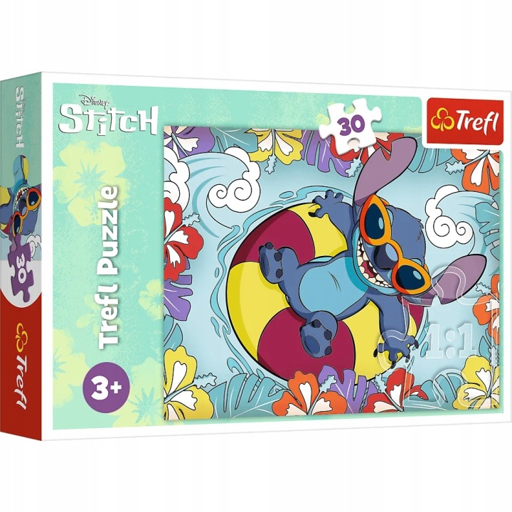 Пазли 30 елементів Lilo&Stitch на канікулах 18305 Trefl