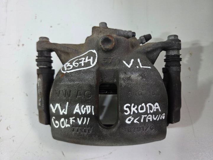 Volkswagen Golf VII Octavia III bremssattel bremse sattel brems- vorne links 6791G (B674)