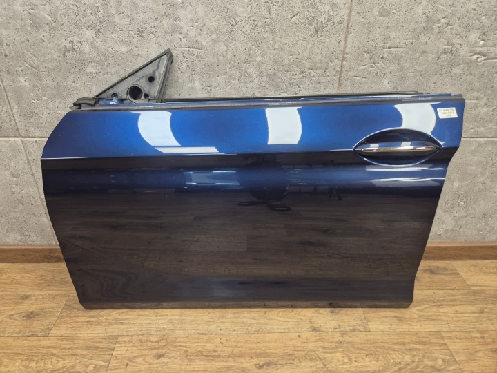 BMW 6 F06 M6 porta portiera sinistra anteriore anteriore Z vetro finestrino ORI vernice A76 TIEFSEEBLAU