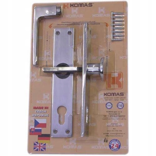 Komas klika s knoflíkem 26104 90/FAB Al 497108