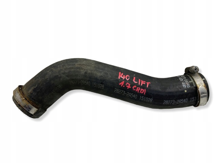 pipe hose of the intercooler 28273-2A540 HYUNDAI I40 (2014-2019) 1.7 CRDI