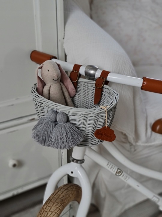 Кошик велосипедний MINI для дітей світло-сірий — фото 3