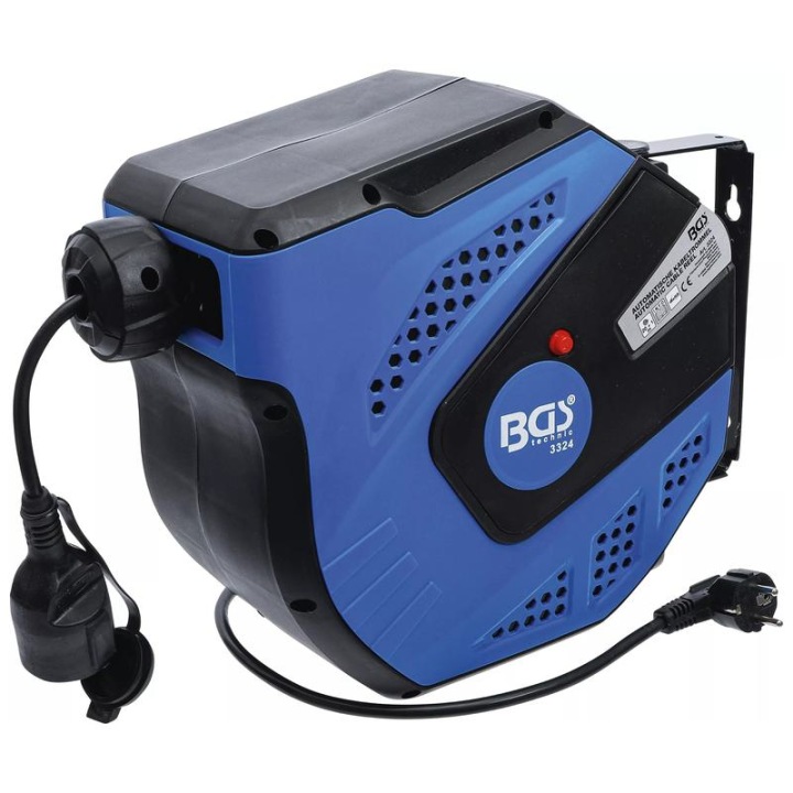 Automatický bubnový prodlužovací kabel 20 m, Bgs 3324
