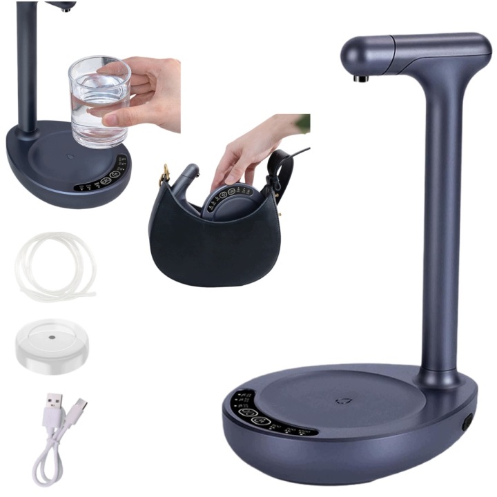 Elektrický Dávkovač Vody Usb 1200 mAh Automatická Pumpa 6 Úrovní