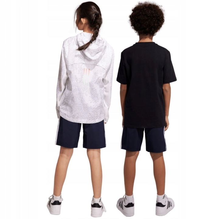 Шорти для дітей ADIDAS ESSENTIALS 3-смужки WOVEN темно-синій р. 152 см — фото 5