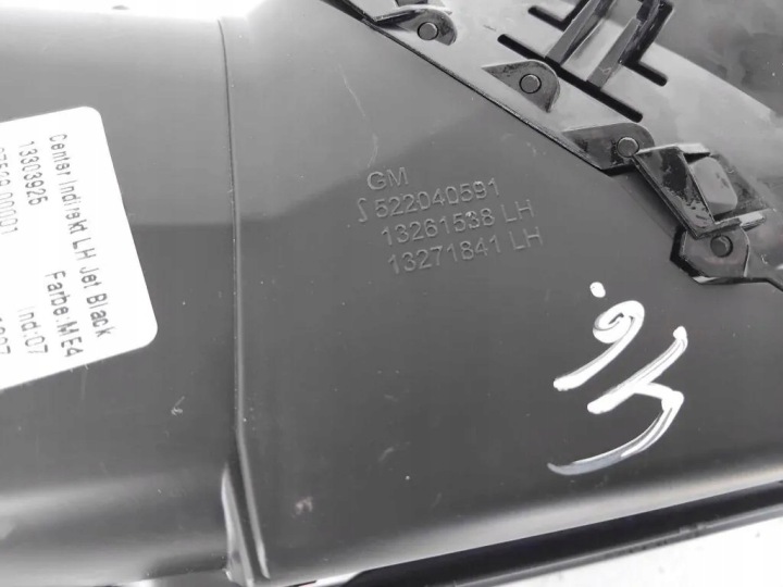 Ventilación del panel OPEL ASTRA J 13271841 diésel 1.7L 81kW 2011 11