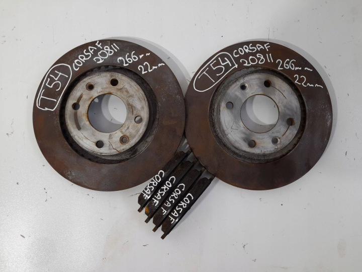 Peugeot 208 II OPEL CORSA F Bremsscheibe bremsen Beläge Bremsbeläge (T53)