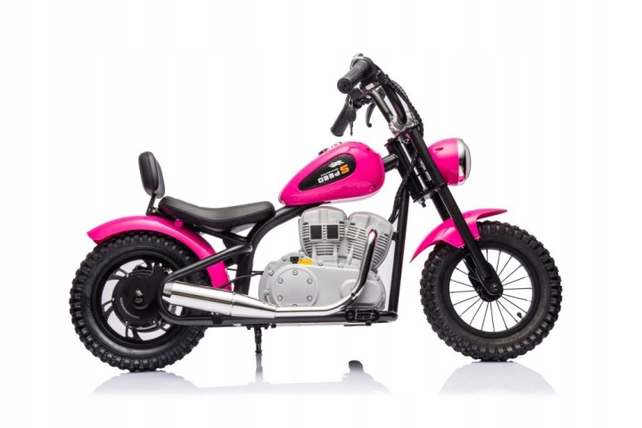 Міцний мотоцикл Harley Wide Glide Рожевий 36 В AIR до 80 кг навіть 23 км/год! — фото 8
