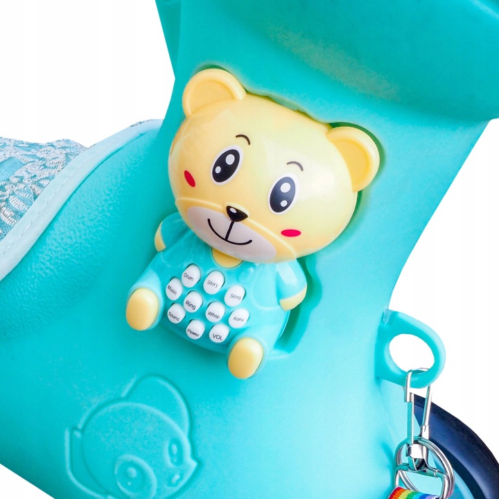 Кінь-гойдалка конячка гойдалка каталка 2 в 1 для дітей Aga4Kids — фото 5