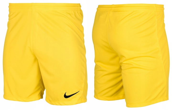 NIKE Y PARK III Для хлопчиків (M (137-147)) Шорти Дитячі Жовтий — фото 7