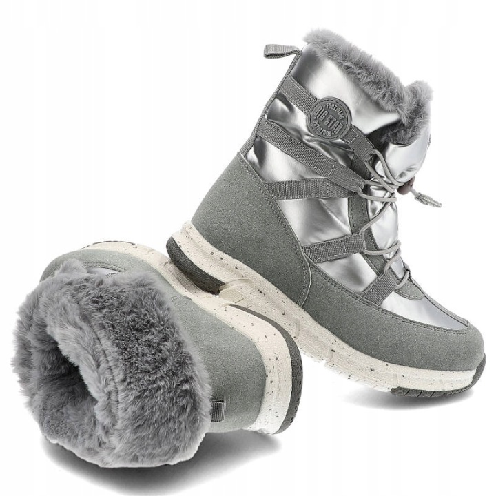 BIG STAR KIDS SNOW BOOTS (28) Зимові чоботи Дівчачі Сірий — фото 6