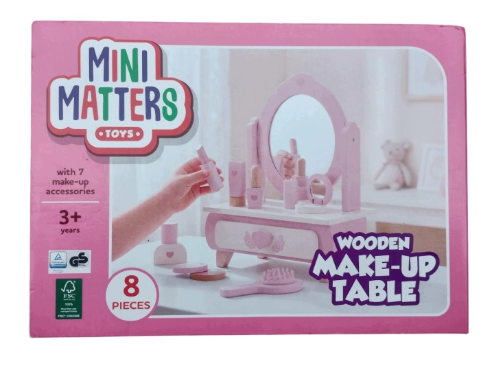 Туалетний столик дитячий Mini Matters Дерев'яна Столик Дзеркало Аксесуари Шухляда