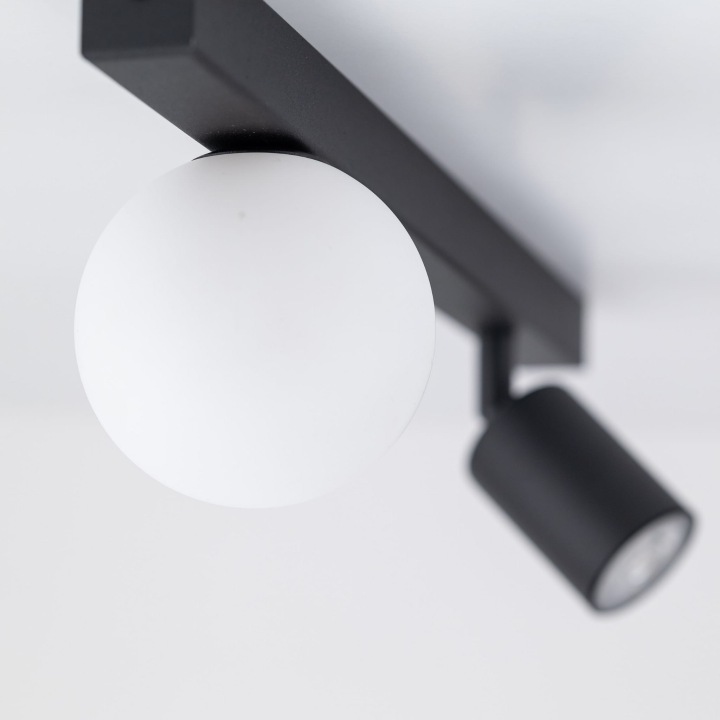 Плафон планка TK освітлення VOX 10000 чорний білий плафон і прожектор — фото 4