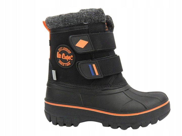 Дитячі зимові чоботи Lee Cooper LCJ-24-44-2865K чорний 32 — фото 11