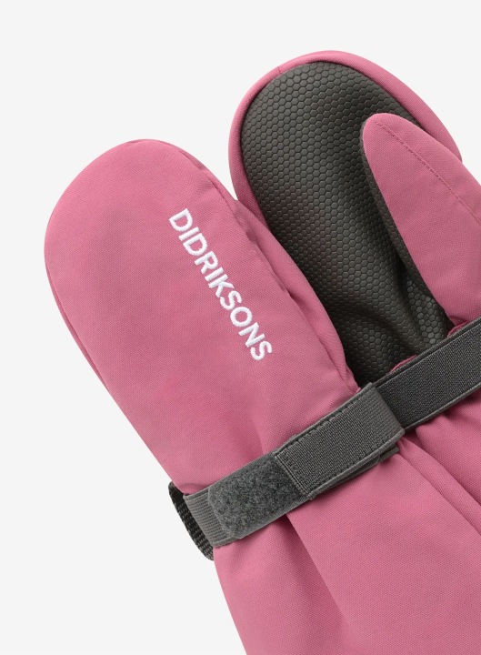 Рукавички дитячі Didriksons Biggles Mitten 8 - heather рожевий 0/2 — фото 2