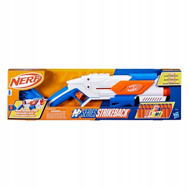 Пістолет NERF N серія гвинтівка STRIKEBACK ефект відхиляє набір +стрілки N1 — фото 2