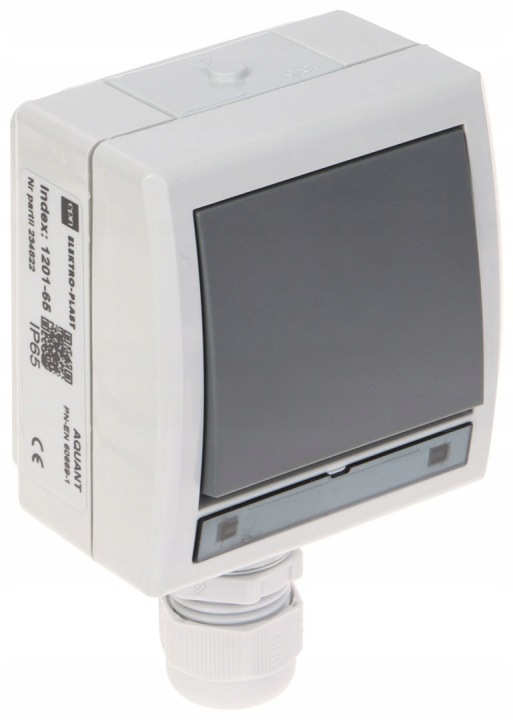 Schodišťový Spínač AQUANT-LS1/S/EPN 250 V 10 A Elektro-Plast