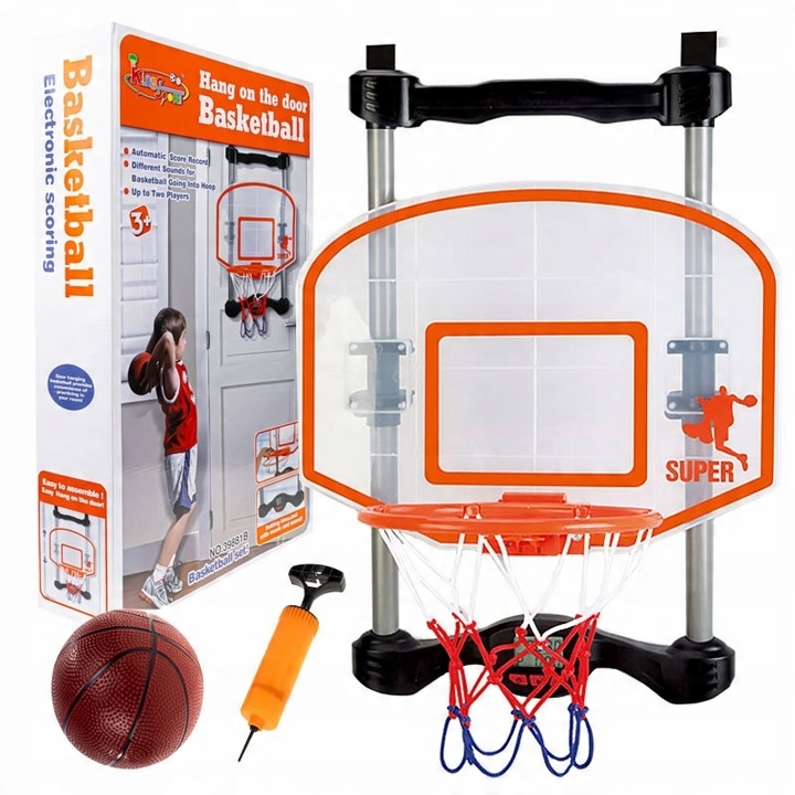 INTERACTIVE BASKETBALL BOARD FOR CHILDREN BASKET + BALL HIT COUNTER