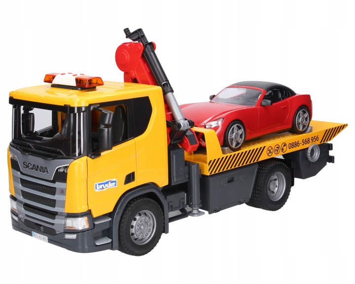 Scania Супер 560R laweta з автомобілем - Bruder 3552
