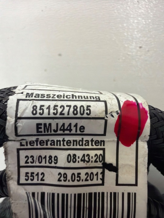 2012 BMW 5 F10 F11 cabos de ignição 851527805 7