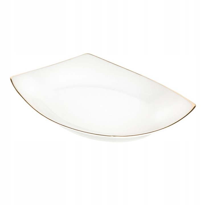 Porcelánová mísa MariaPaula Moderna 33 cm bílo-zlatá