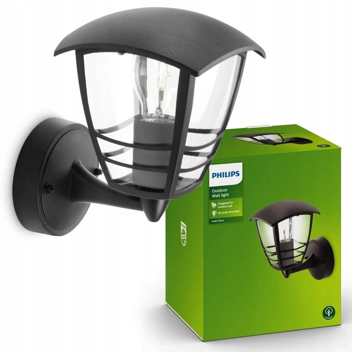 Venkovní nástěnné svítidlo Philips Creek Fasádní Led lampa E27 Zahradní lampa