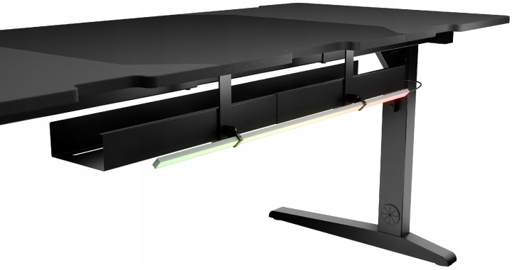 Письмовий стіл геймерський Genesis Holm Modular 180 Регулювання висоти Чорний — фото 3