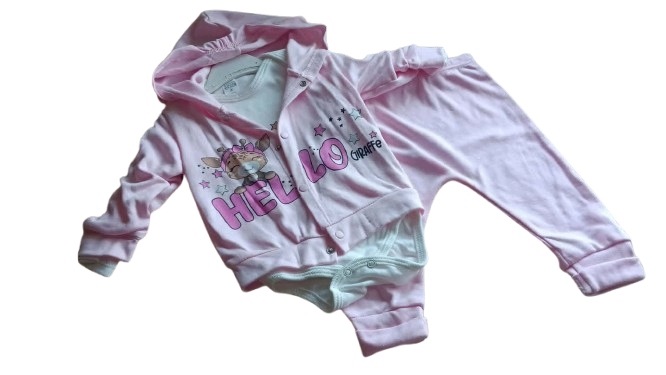 Komplet dres niemowlęcy bluza body spodnie — zdjęcie 4
