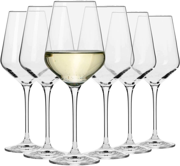 Skleničky Na Bílé Víno Křišťálové 450 ML Sada 6 Ks Do Myčky Nádobí