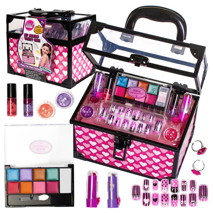 CHEST CASKET COSMETICS FOR GIRLS BEAUTY SALON TIPSY SHADOWS